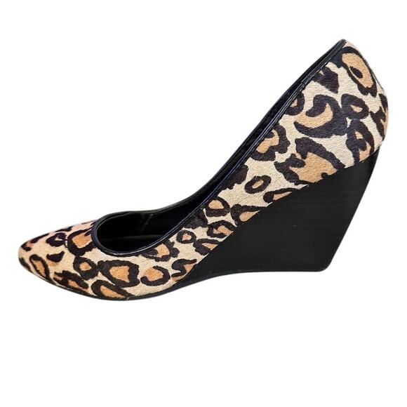 Kenneth Cole Reaction Women's Leopard Print Wedge Heels Multicolor size 6 - Picture 6 of 10